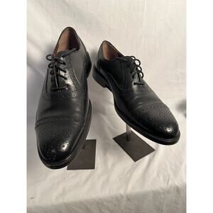 Johnston Murphy Leather Oxford Dress Shoes Men’s 10 Black